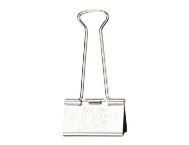 SDI 41mm 銀色長尾夾(18支) 0233T