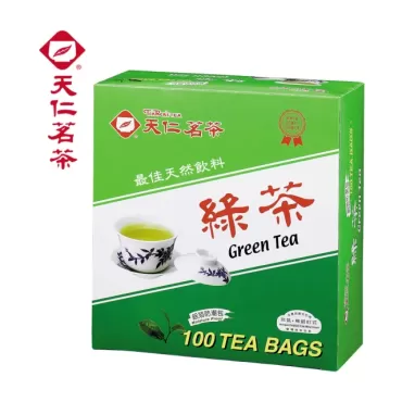 天仁 綠茶防潮袋茶包(2g*100入) *特價*