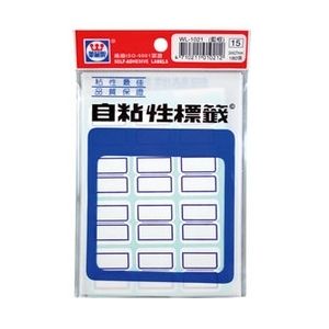 華麗牌自黏標籤WL-1021(藍框)