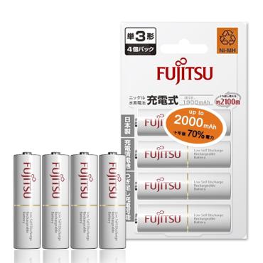 Fujitsu 低自放充電電池HR-3UTC(3號/4入)AA