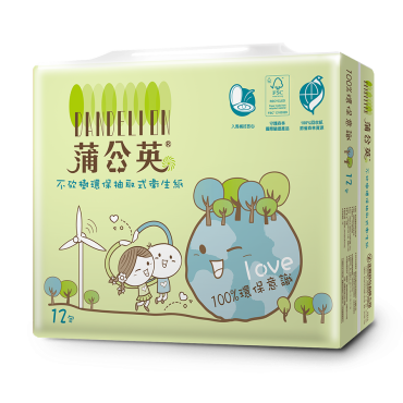 蒲公英 環保抽取式衛生紙 110抽(12包/串)*特價*