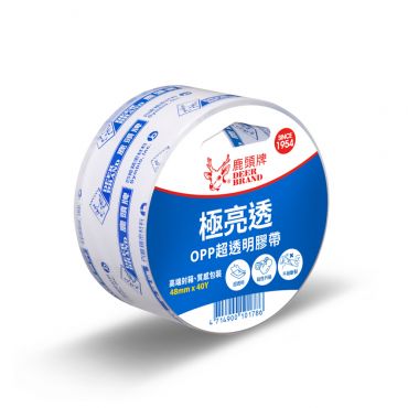 鹿頭 OPP超透明膠帶 (48mmX40Y) PPS7