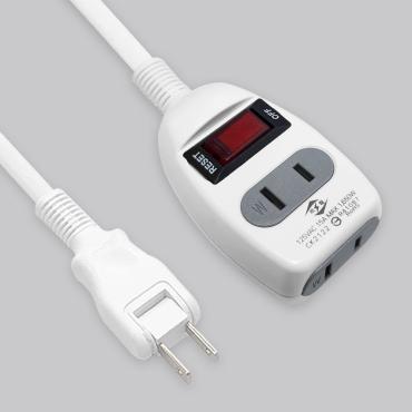 威電 2孔1開2插延長線(9尺) CK2122-9