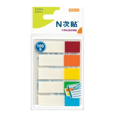 N次貼 五色可再貼標籤 66510