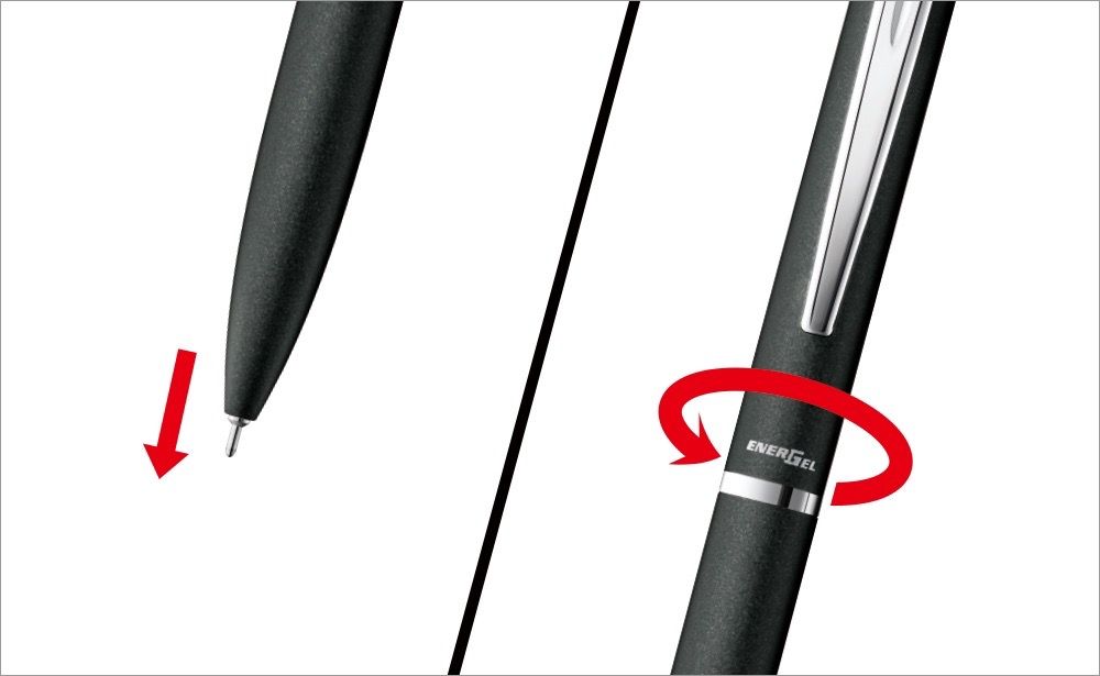 Pentel ES極速鋼珠筆(粉彩系) BLP2005 (附特仕口金筆盒)(可客製化刻字)