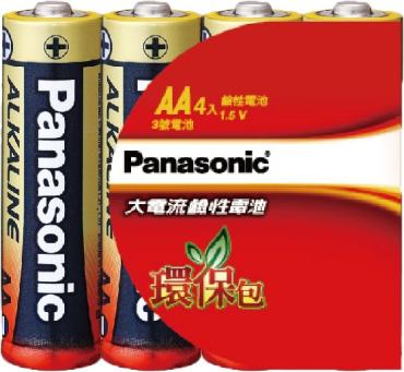 國際牌 Panasonic 大電流鹼性電池(4入) 3號