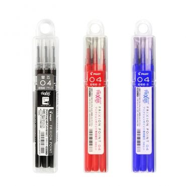 PILOT 百樂 按鍵0.4mm 魔擦筆 替芯(3入) LFPKRF-30S4L