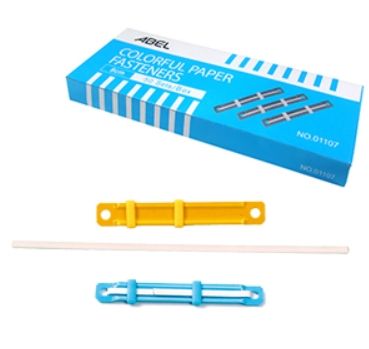 ABEL 力大牌 8cm彩色塑膠原子夾(50組入) 01107