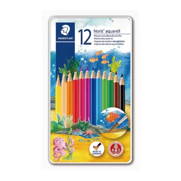 施德樓 STAEDTLER 12色水性色鉛筆 MS14410 M12