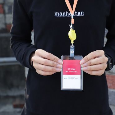 珠友  壓克力識別證套(直式) NA-20089