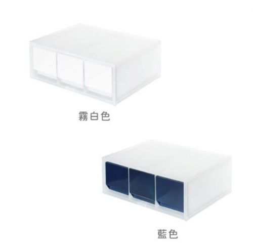 Kapamax 多功能三層收納盒 56100 海軍藍 / 霧白色