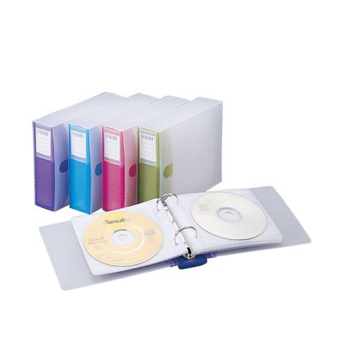 雙鶖 翡翠CD保存夾 活頁式 24片 CD-6508