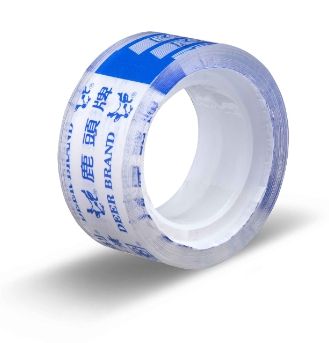 鹿頭 (迷你) OPP超透明膠帶 (18mmX10M) PP3K