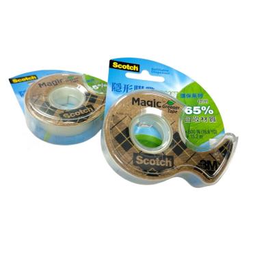 3M 綠材質隱形膠帶附膠台 810GD-3/4