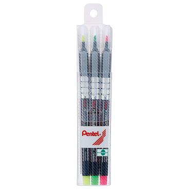 Pentel 飛龍 水性螢光筆 s512 (3色組)