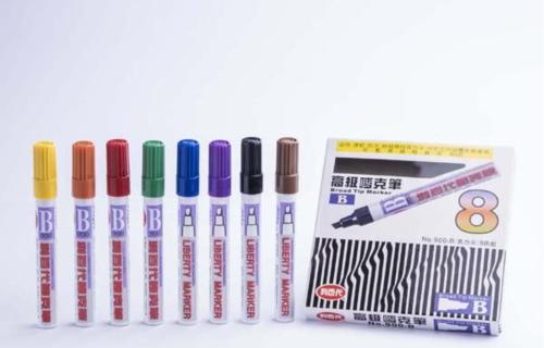 利百代 油性麥克筆 900B (8色/盒)
