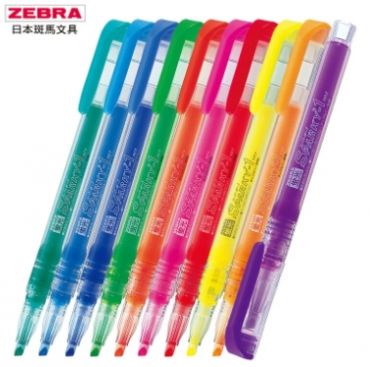 ZEBRA 斑馬牌 直液式螢光記號筆 WKP1 SPARKY-1