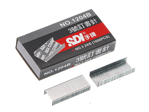 SDI 3號(24/6)訂書針 1204 (10小盒入)