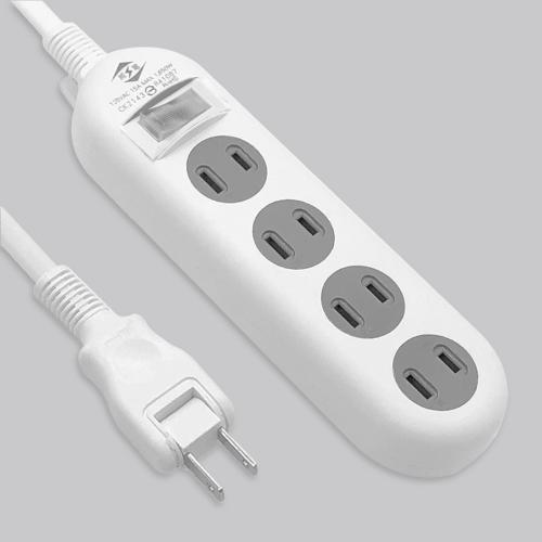 威電 一開四插(2孔)延長線 CK2143-9