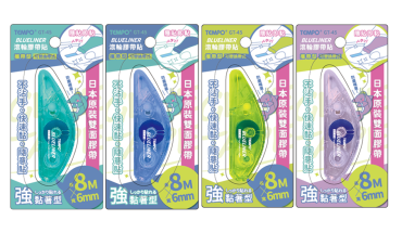 TEMPO 節奏 滾輪雙面膠帶貼(6mm*8M) GT-45
