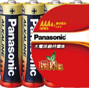國際牌 Panasonic 大電流鹼性電池(4入) 4號