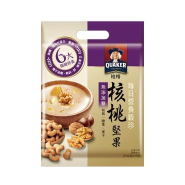 桂格 穀珍堅果多多-松子堅果燕麥(25g*10入)*特價*