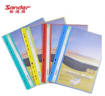 新德 11孔A4 20入資料簿 01-512