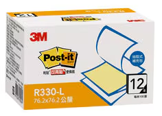 3M 可再貼抽取式環保經濟包便條紙 R330-L