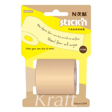 N次貼 牛皮紙便條紙捲61220空白+補充包