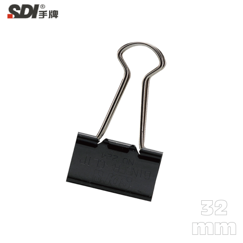 SDI 黑色長尾夾 32mm 0224B