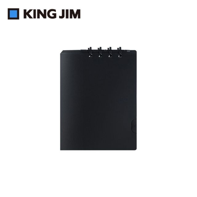 KING JIM Compact B5可對折活頁筆記本9955H 白/黑2色