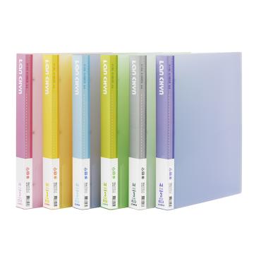 連勤 PP果凍色系三孔圓型夾 LC-8003