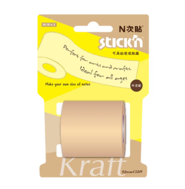 N次貼 牛皮紙便條紙捲61220空白+補充包