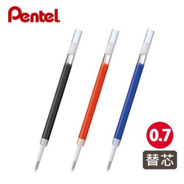 Pentel 飛龍 不鏽鋼鋼珠筆-替芯 LR7  藍/黑/紅