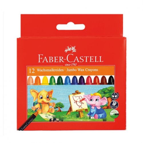 輝柏 Faber-Castell 大象粗芯蠟筆12色 120040
