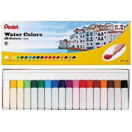 Pentel 飛龍 軟管水彩18色 HTP-18