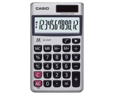 CASIO 12位國家考試機型計算機 SX-320P