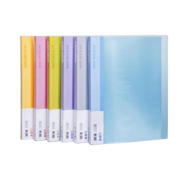 連勤  PP 20入資料簿(果凍色系) LC-20JL