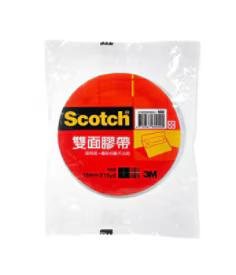 3M 雙面膠帶(18mm*15yd) 668