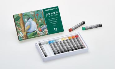 雄獅 特大粉臘筆 OPL-12 12色