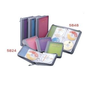 雙鶖 冰彩活頁式CD拉鍊包 24片 CD-5824