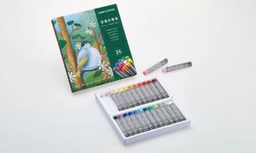 雄獅 特大粉臘筆 OPL-24 24色