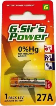 G.Sirs Power 12V鹼錳柱型電池 27A-PA1