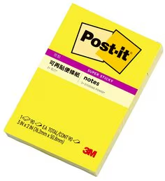 3M 狠黏可再貼便條紙 632S-1