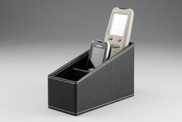 波德徠爾 皮質搖控器/手機收納盒 SRH-9375