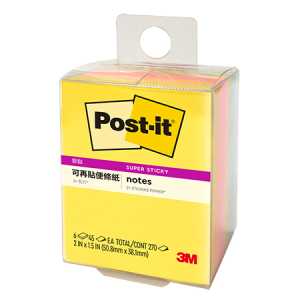 3M 迷你狠黏紙磚便條紙 2056S  混色